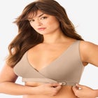 Velcro Crossover Wireless Lounge Bra image number null