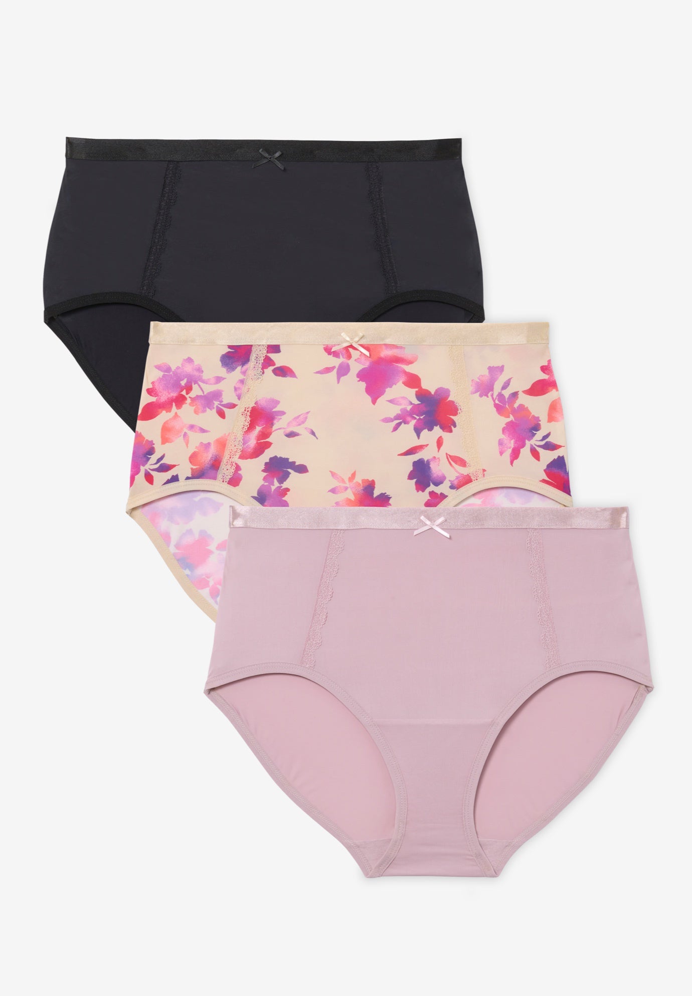 Full Coverage Microfiber Panty 3-Pack image number 0