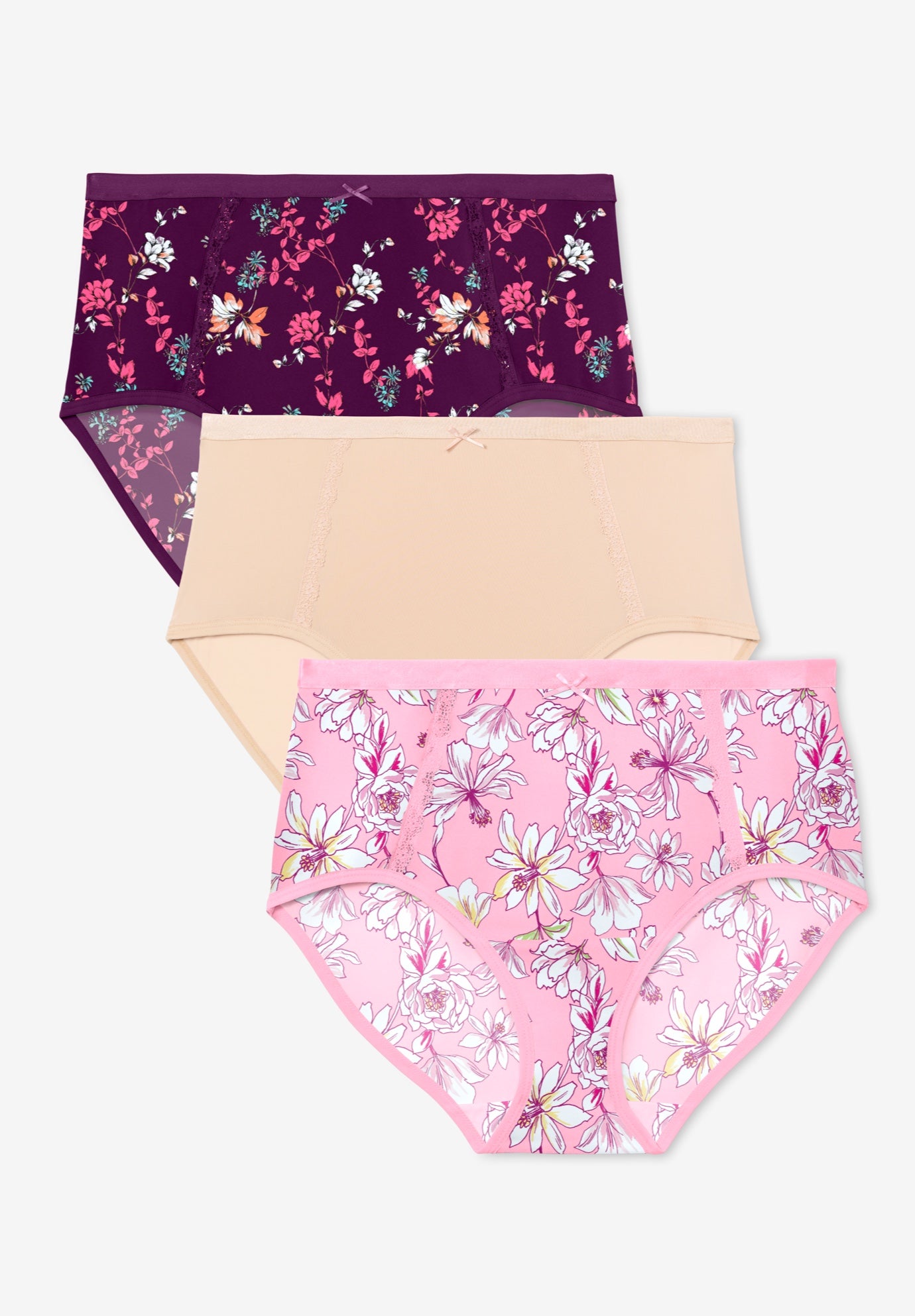 Full Coverage Microfiber Panty 3-Pack image number 0