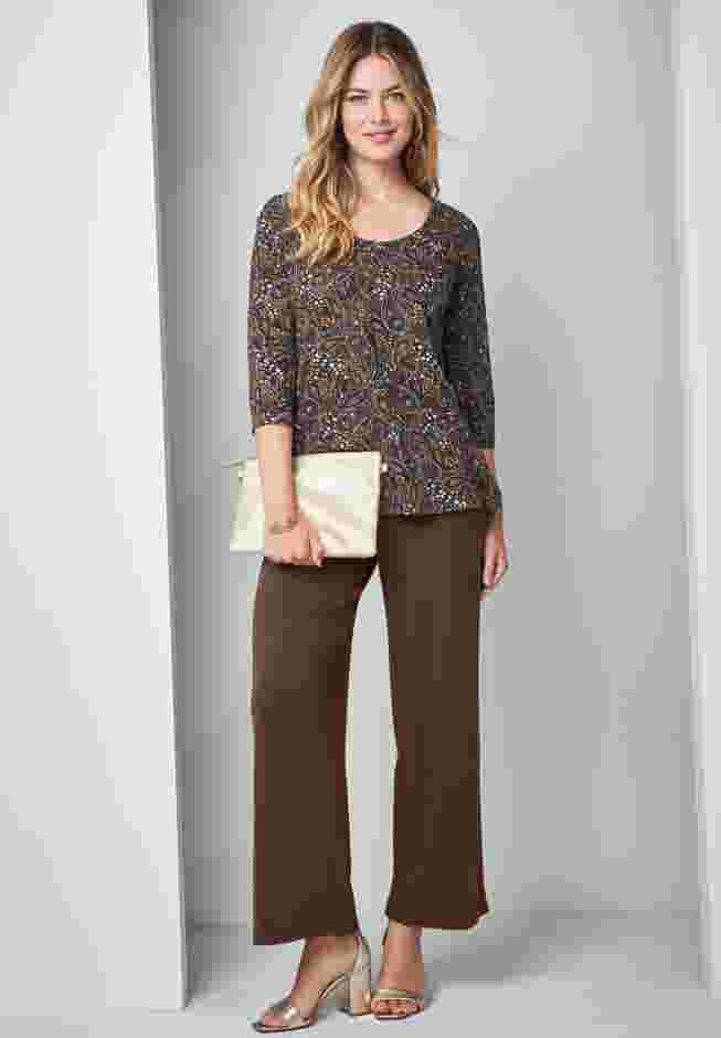Soft Ease Wide Leg Pant image number 2