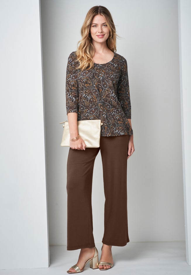 Soft Ease Wide Leg Pant image number 1