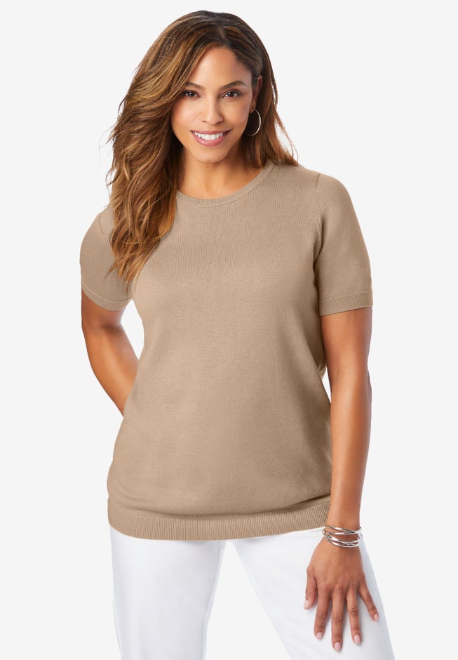 Fine Gauge Crewneck Shell image number 0