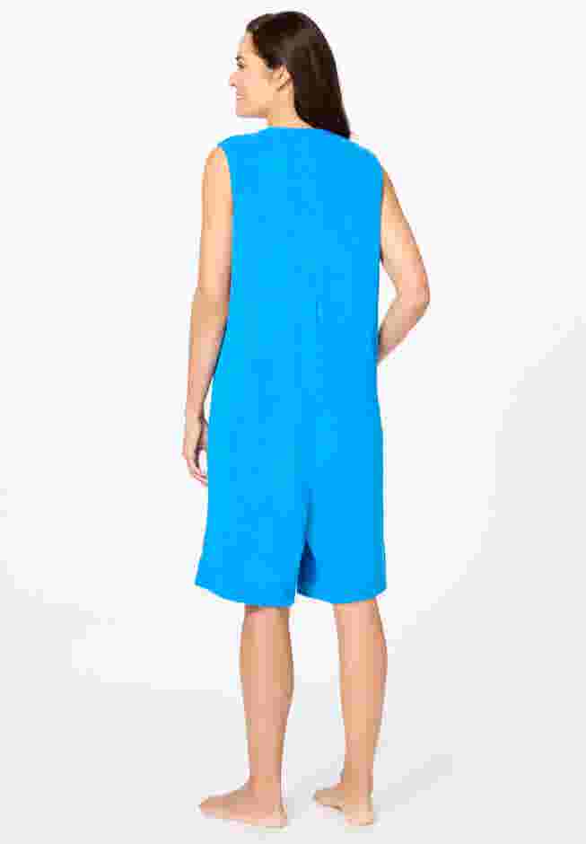 Zip-Front Terry Romper image number 1