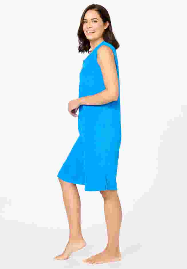 Zip-Front Terry Romper image number 2
