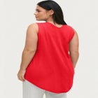 Tank Tunic With Inverted Pleat image number null