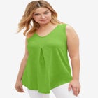 Tank Tunic With Inverted Pleat image number 0