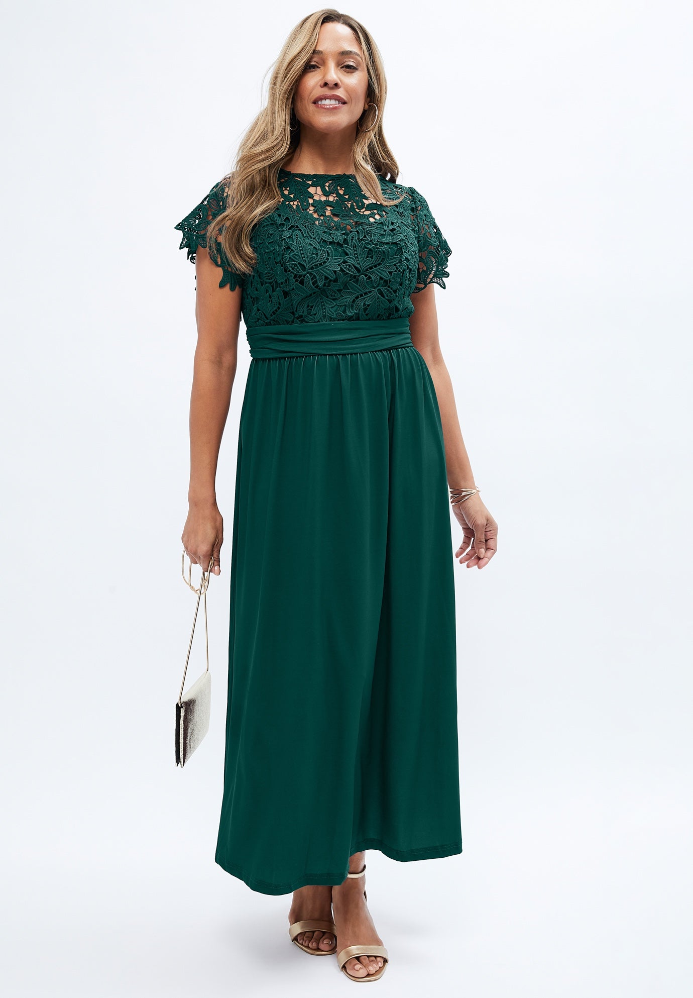 Lace Maxi Dress image number 0