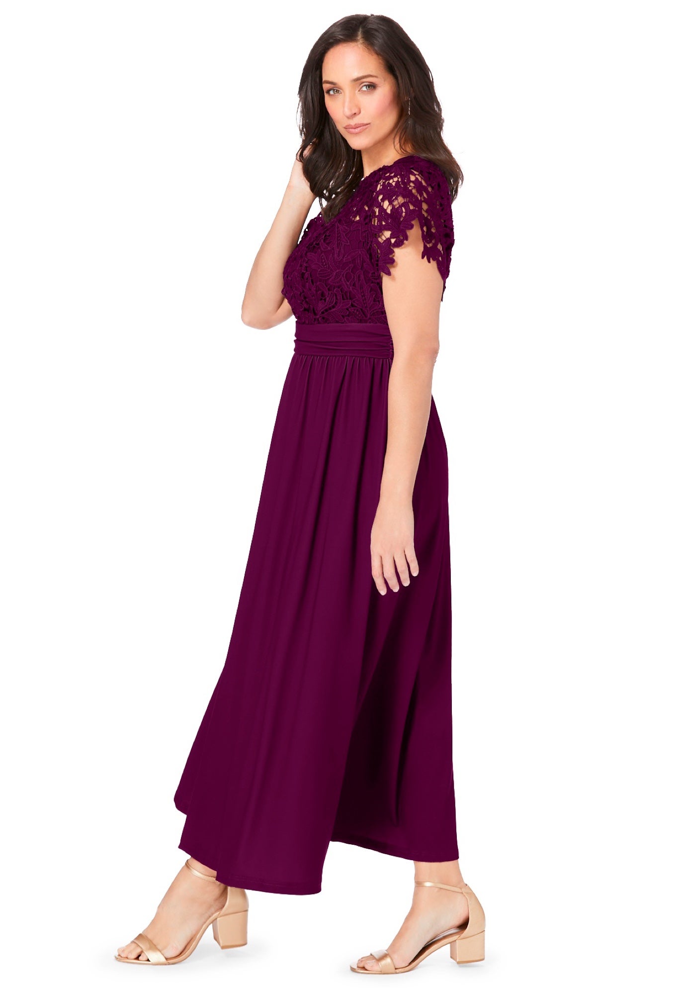 Lace Maxi Dress image number 1