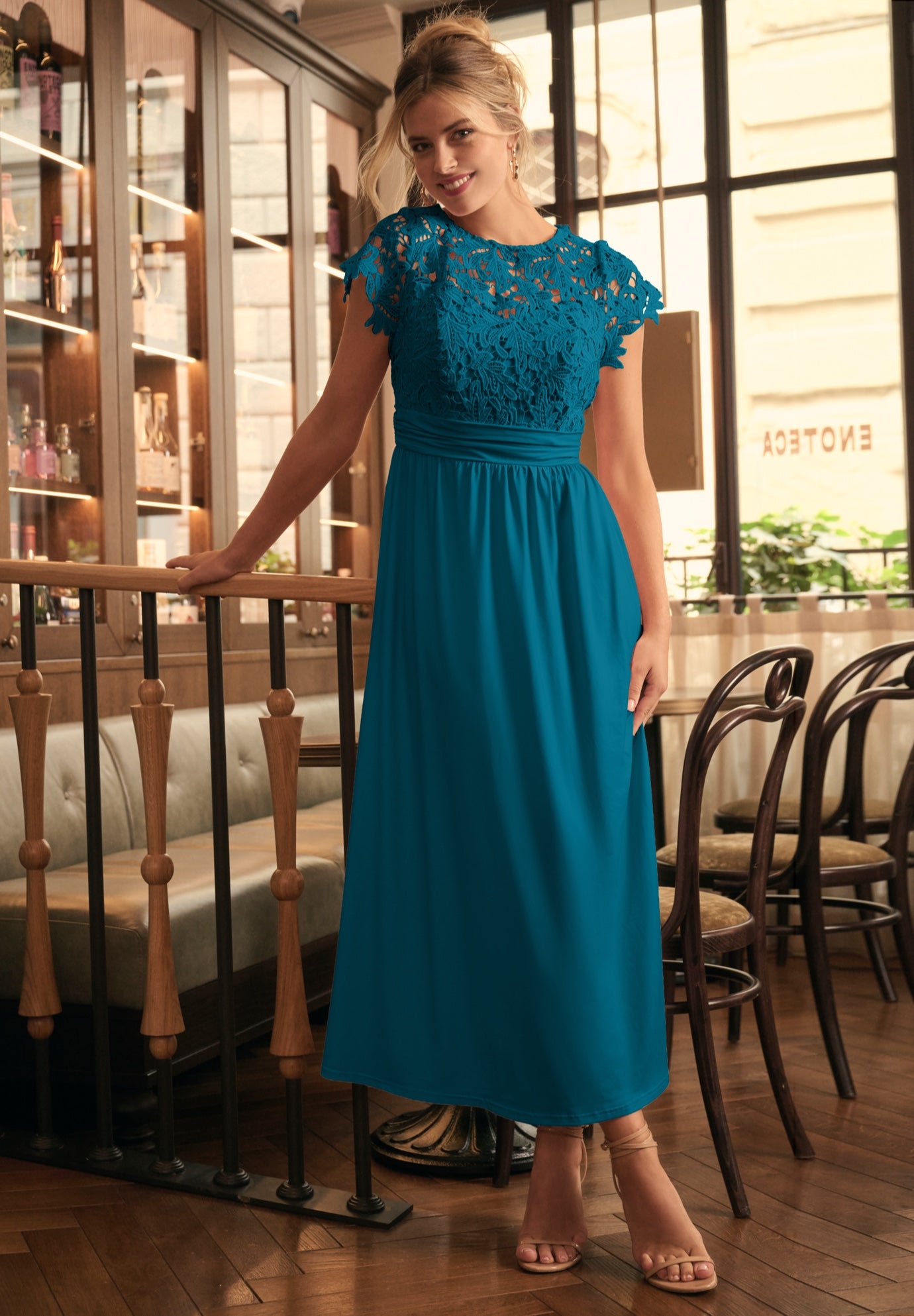 Lace Maxi Dress image number 0