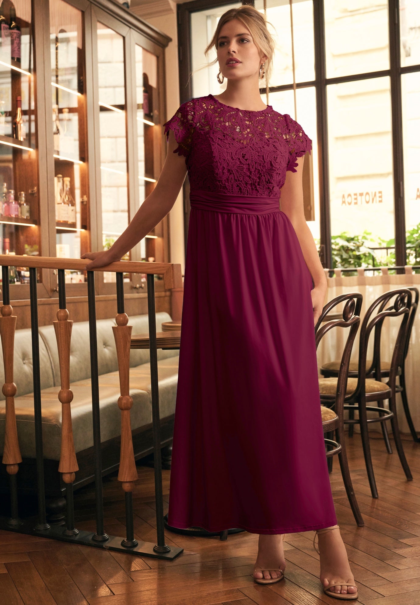Lace Maxi Dress image number 0
