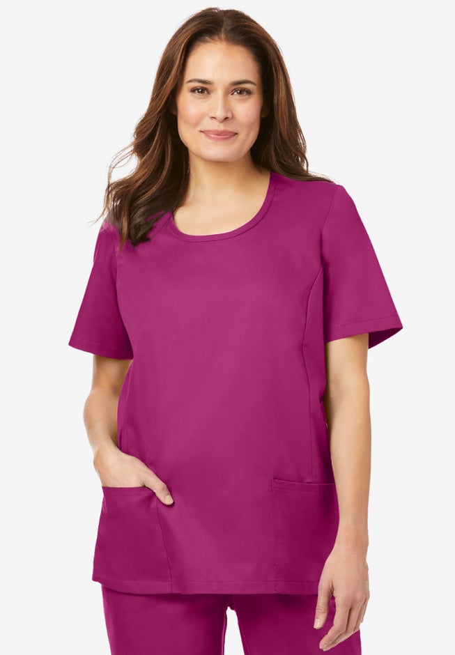 Scoopneck Scrub Top image number 0