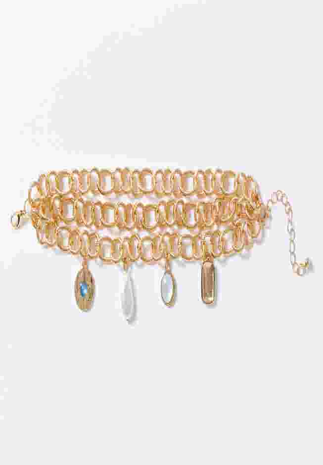 Three-Chain Charm Bracelet. image number 3
