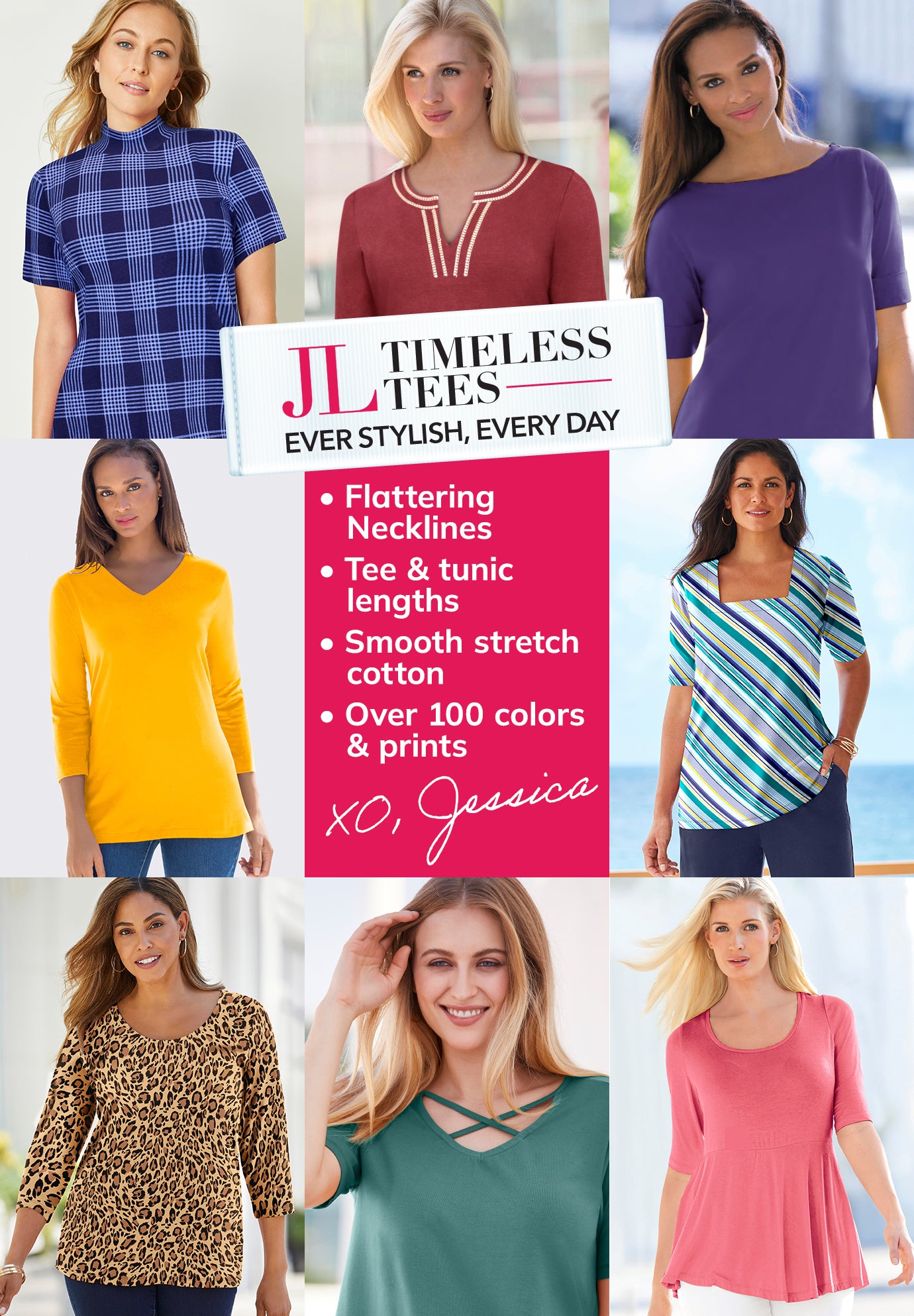 Stretch Cotton Peplum Tunic image number 5