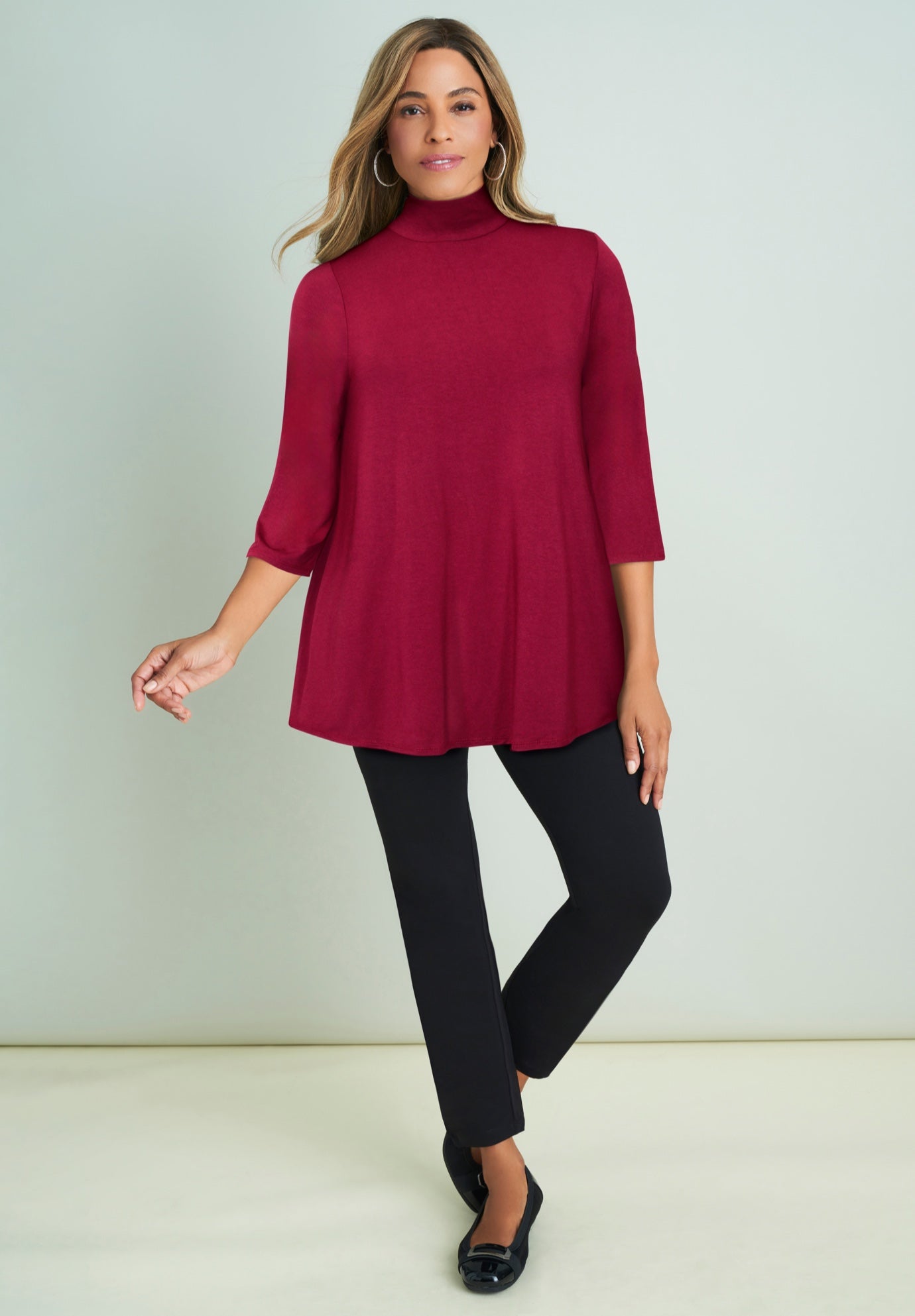 Mockneck Swing Tunic image number 2