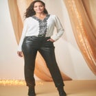 Faux Leather Pant image number null