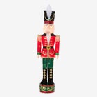 52"H Pre-lit Tinsel Nutcracker image number 1