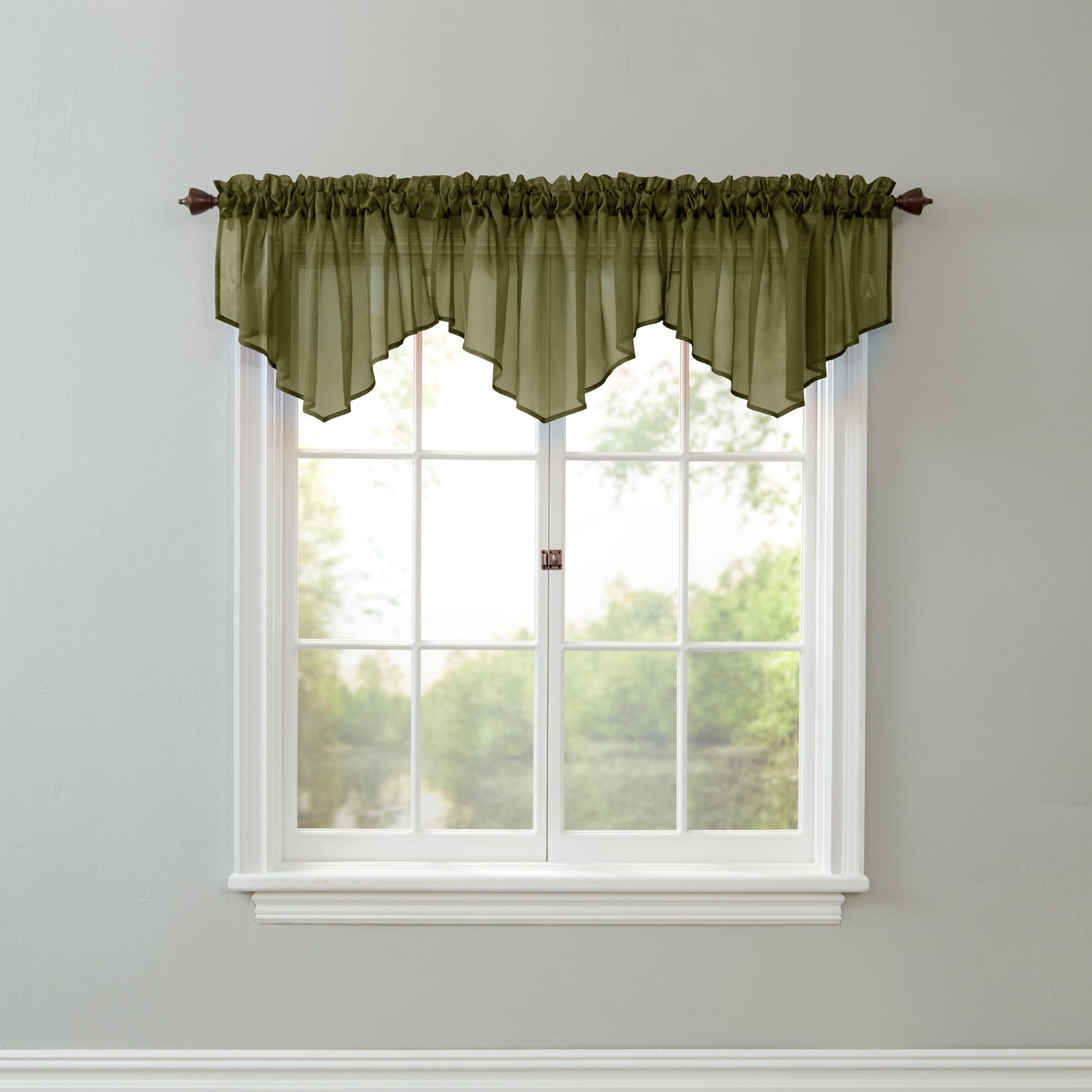 BH Studio Sheer Voile Ascot Valance image number 0