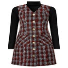 Sleeveless Tweed Dress image number 1