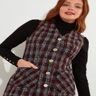 Sleeveless Tweed Dress image number 5