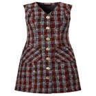 Sleeveless Tweed Dress image number 7