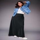 Maxi Slip Skirt image number null