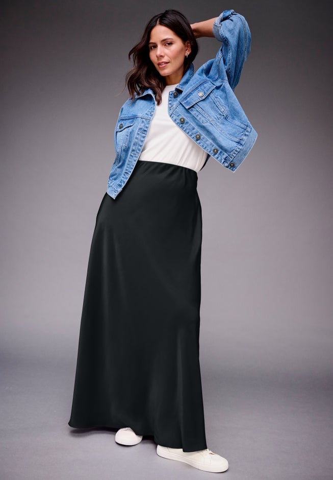 Maxi Slip Skirt image number 1