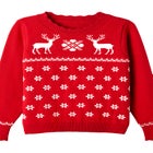 Novelty Holiday Snowflake Pullover Sweater image number null