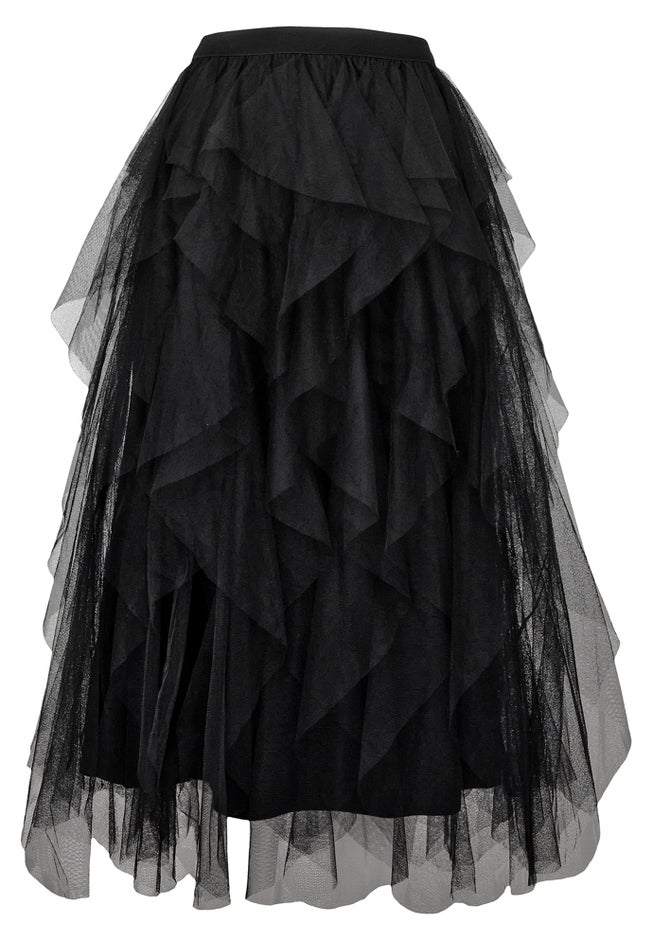 TULLE MIDI SKIRT image number 1