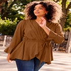 Wrap Peplum Top image number 0