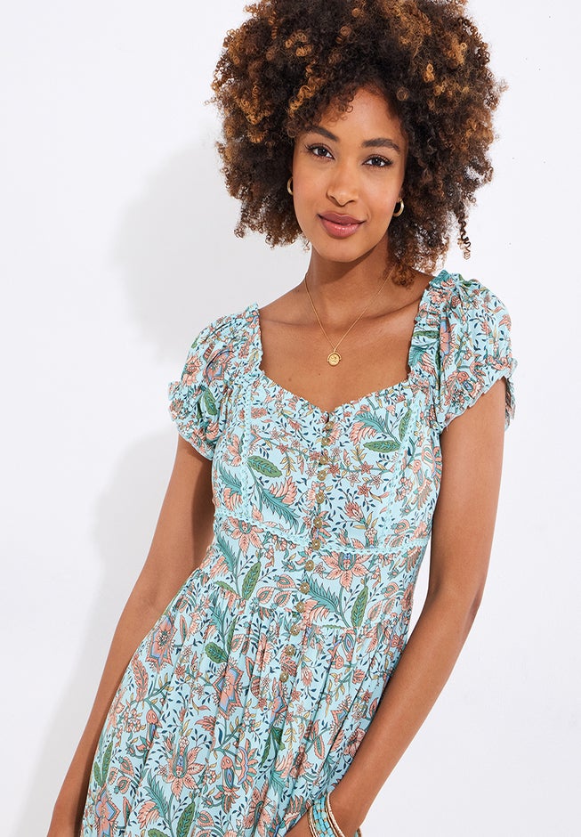 Sweetheart Midi Dress image number 1