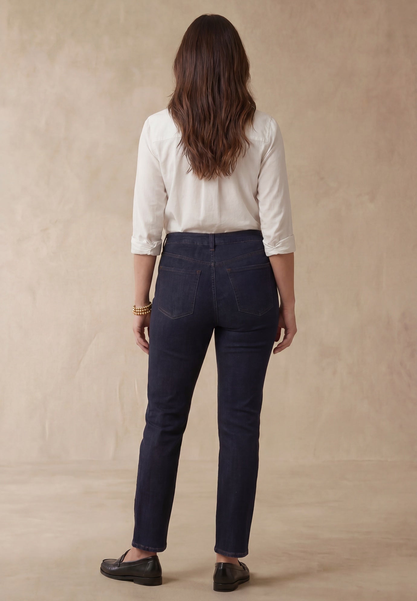 Classic Cotton Denim Straight-Leg Jean image number 3