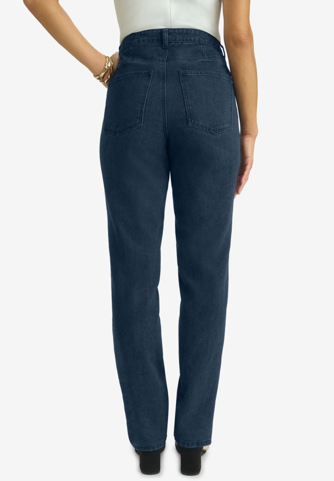 Classic Cotton Denim Straight-Leg Jean image number 2