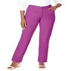 Classic Cotton Denim Straight-Leg Jean image number null