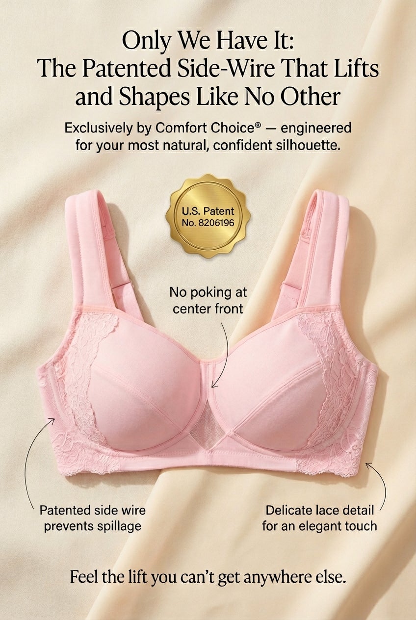 Full Coverage Side Wire Bra image number 4