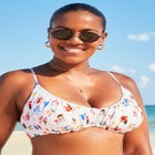 Shirred Scoop Underwire Bikini Top image number 0