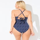 Crossback High Neck One Piece Swimsuit image number 3