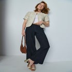 Short Sleeve Tweed Jacket image number null