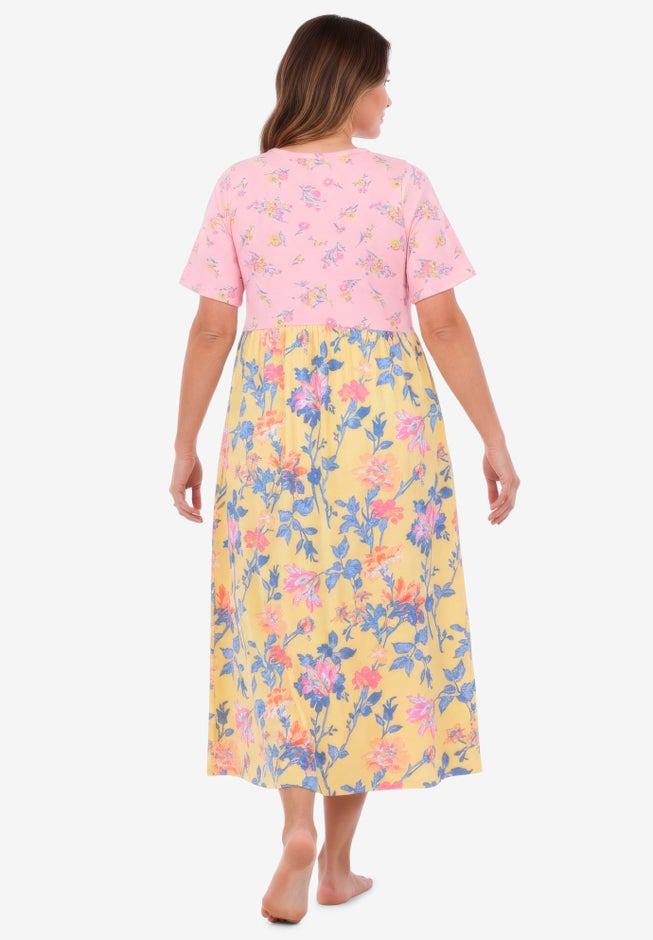 Mixed Print Knit Lounger image number 1