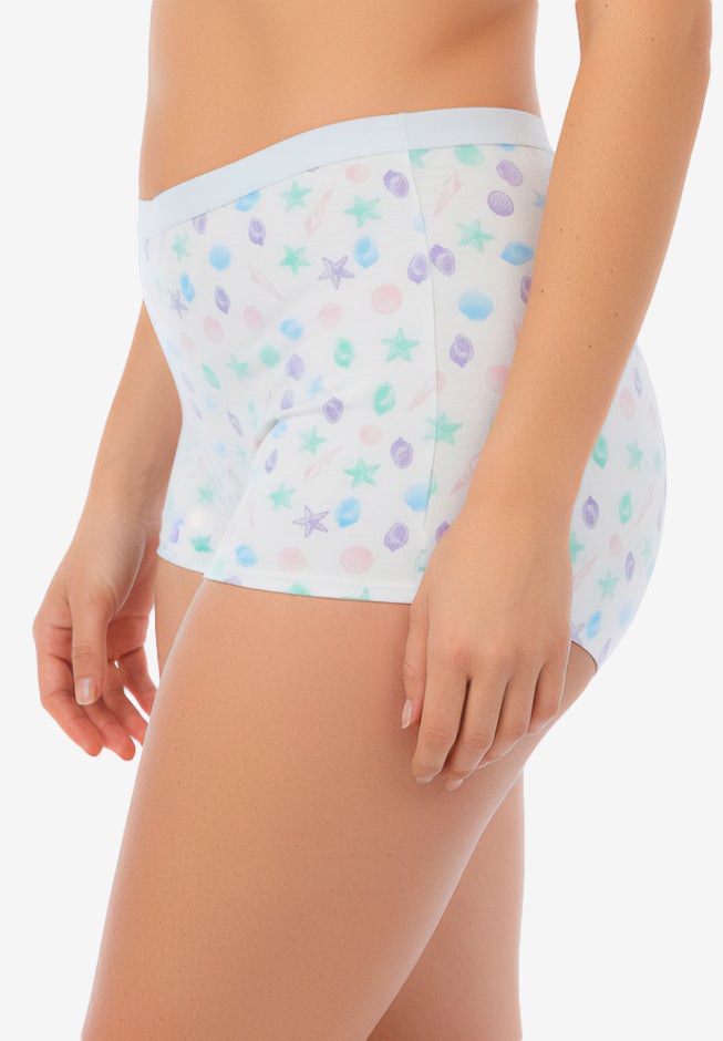 Soft Cotton Brief/Boyshort 4-Pack image number 2