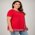Short Sleeve Layered Tunic image number null