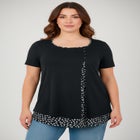 Short Sleeve Layered Tunic image number null