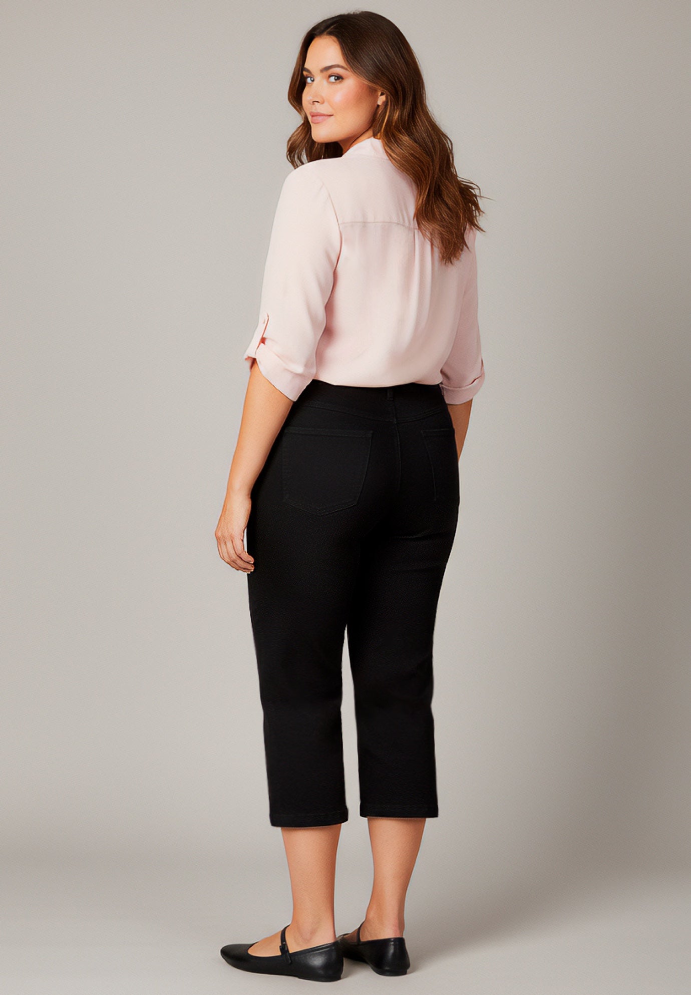 Butter Denim Straight Crop image number 1