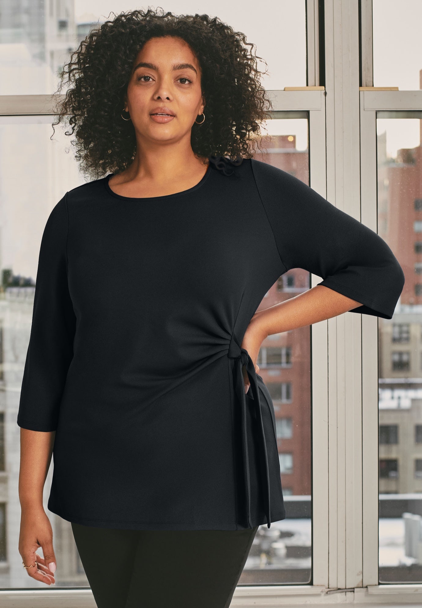 Tie Detail Tunic image number 0