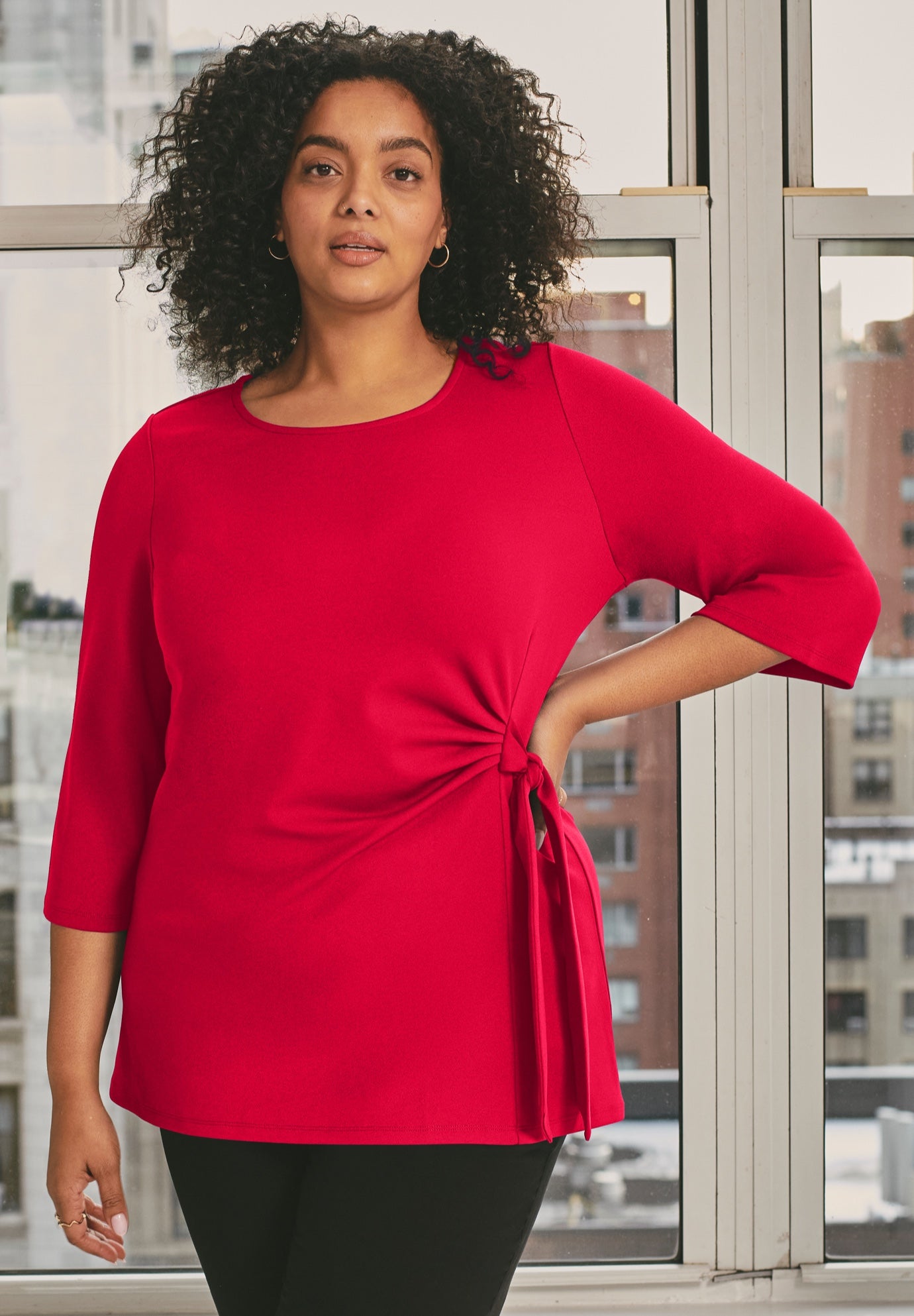 Tie Detail Tunic image number 0