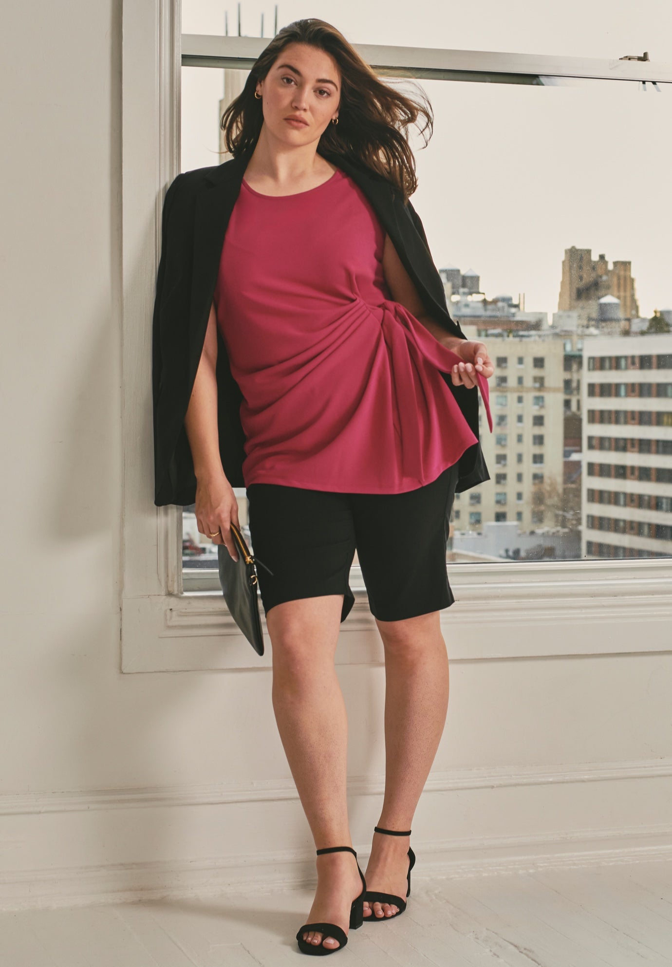 Sleeveless Tie Detail Tunic image number 1