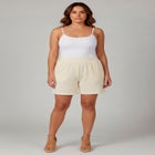 Knit Gauze Smocked Shorts image number null