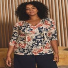 Gauze Peasant Tunic image number null