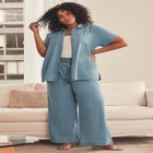 Wide-Leg Drawstring Pant image number null