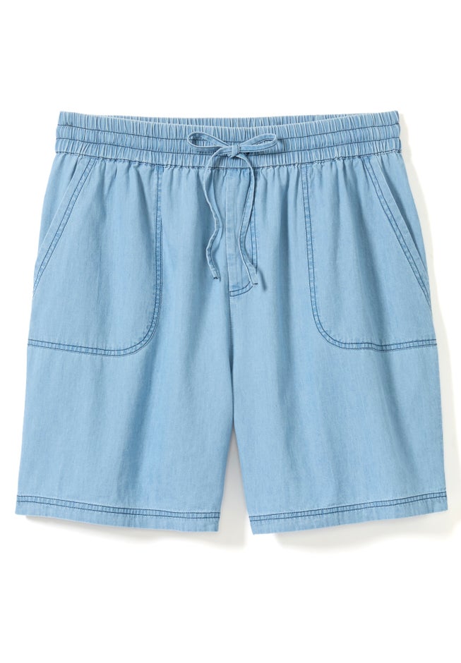 Wide-Leg Drawstring Short image number 1