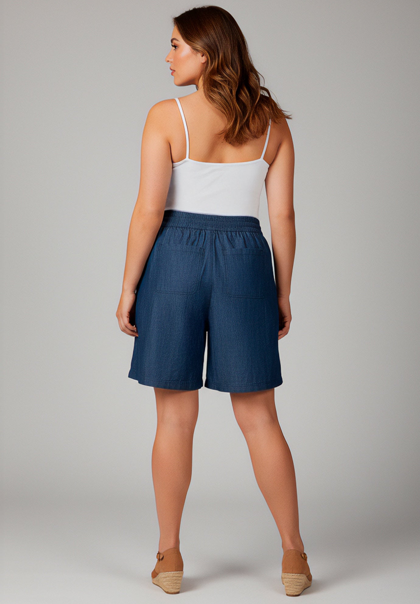 Wide-Leg Drawstring Short image number 1